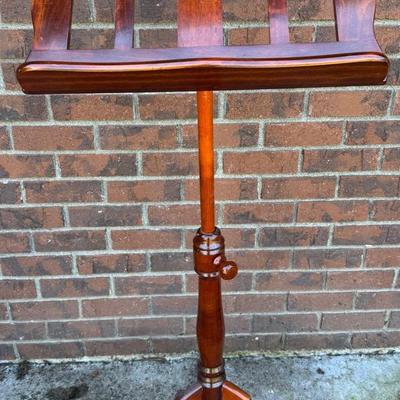 Gorgeous Adjustable Wood Music Stand *