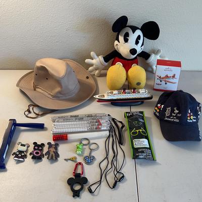 Disney Lot - Vinylmation Pins, Disneyland Wands, Hats, Disney Cruise Line Scale Model