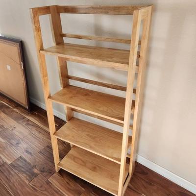 Solid Oak Display Shelf - 23x12x48"