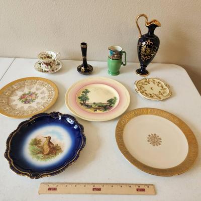 9pc Porcelain & Fine China - Milbern, Royal Albert, Edgewood, Bavaria 