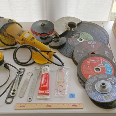 DeWalt Sander Polisher, 18 Volt Drill, Metal Cut Off Saw Blades+++