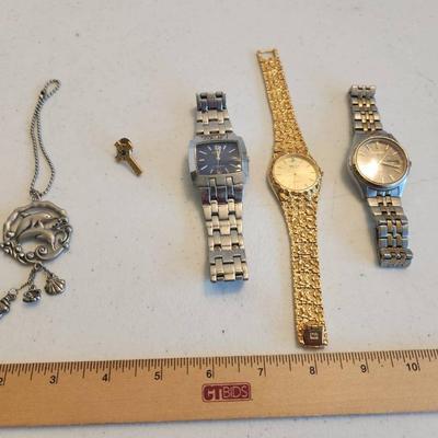 Men's Watches, Costume Jewelry - Gruen, Seiko, Armitron
