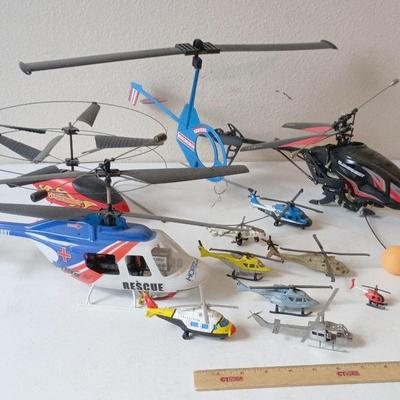 Helicopter Lot - Smalls Are Metal-Matchbox, Maisto