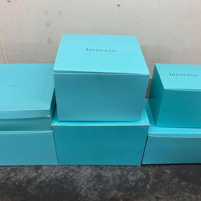 Tiffany & Co. Floral Vine Crystal Set (Still in Original Boxes)