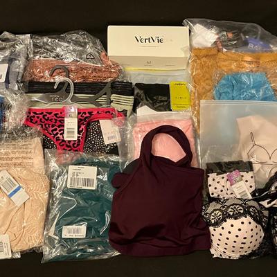 Women's New XL and a few 3X Underwear and Bras
