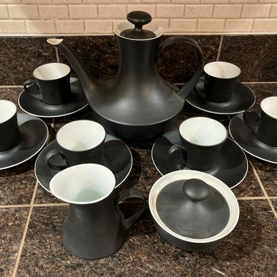 MCM Espana Noche Block Bidasoa Spain Coffee/Tea Set