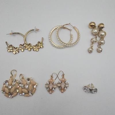 Sparkly Spring Costume Earring Lot