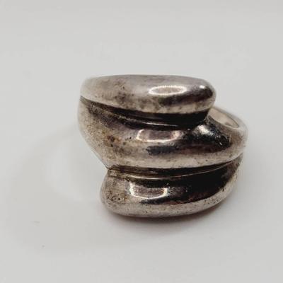 Sterling 925 Puffy Domed Ring Sz 6
