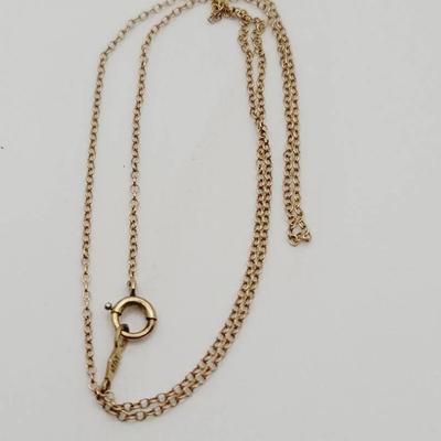 10k Yellow Gold Delicate Chain Necklace
