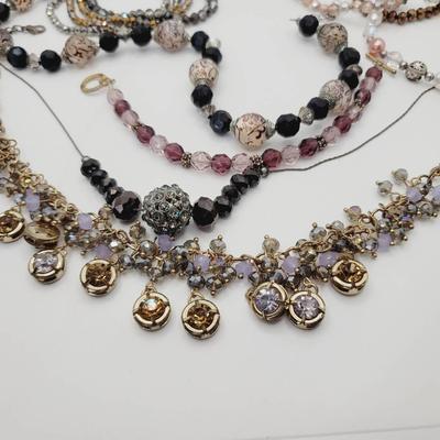 Daily Sparkle Rhinestone And Aurora Borealis Jewelry Lot