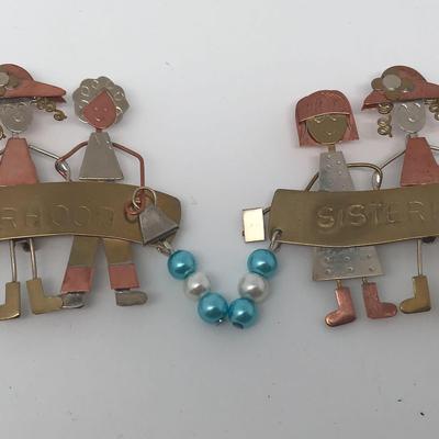 Sisterhood Pins Jewish Culture Womens Group