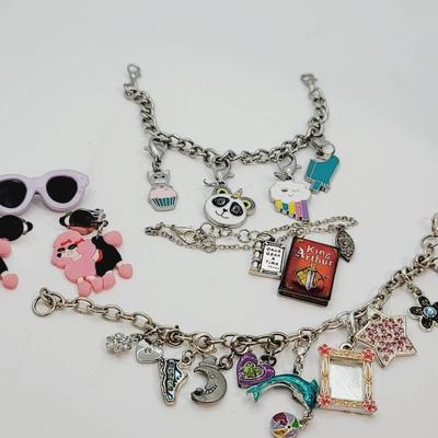 Cute Kawaii Charm Bracelets Earrings Pin