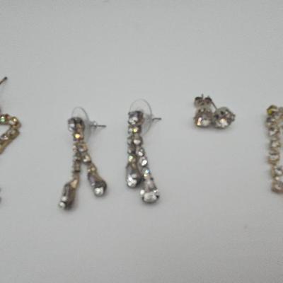 Sparkly Costume Earring Lot