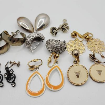 Clip And Screw Back Earrings Fun Mid Century Vintage Collection