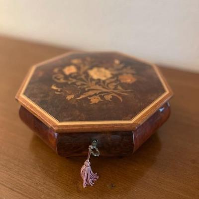 Italian Inlay Music Box 