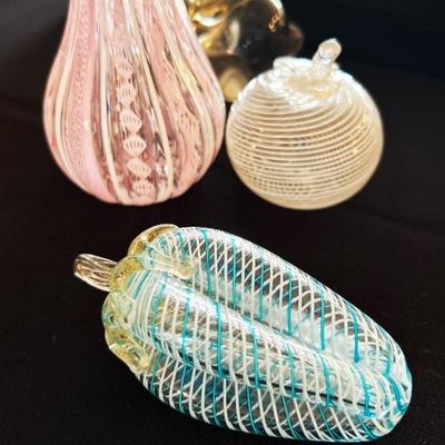Murano Blown Glass Fruit 