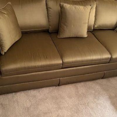 CUSTOM SILK SOFA