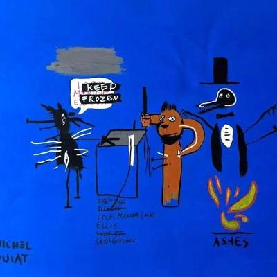 BASQUAIT ON VINTAGE PAPER