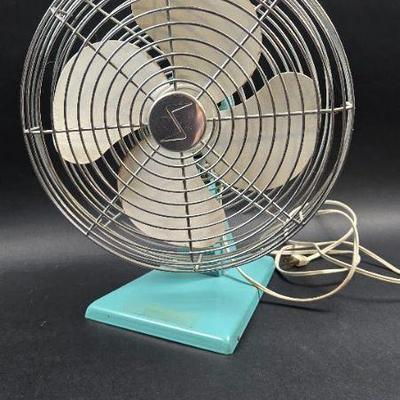 teal fan