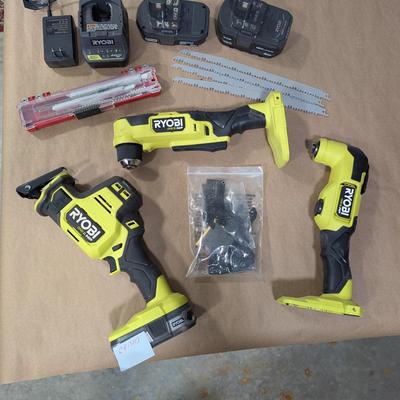 Ryobi ONE+ Power Tool Set – Multi-Tool, Reciprocating Saw & Accessories