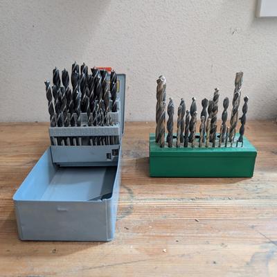 Assorted Twist Drill Bit Sets with Storage Holders