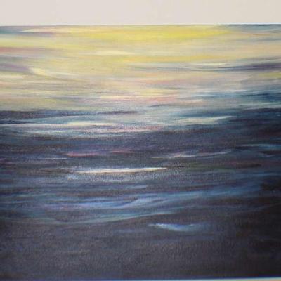 Trio of Nature & Light – Original Mixed Media Landscape Panels