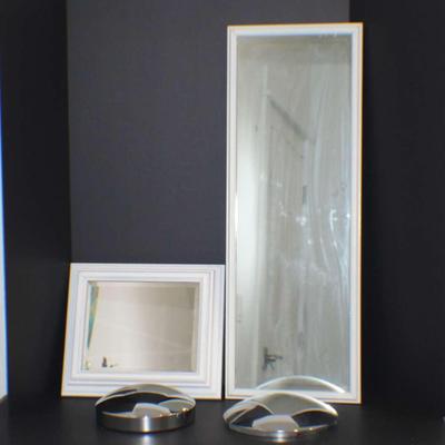 Mirrors and reflective wall decor