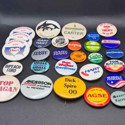 Over 25 Political Pins
