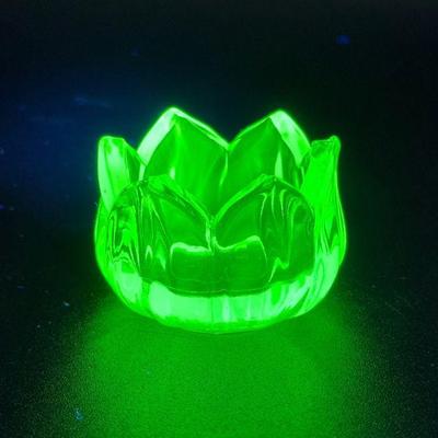 Vintage Westmoreland Green Lotus Salt Dish
