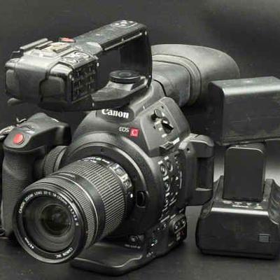 Canon C100 Mk II Cinema Video Camera & EF-S 18-135mm 3.5-5.6 IS Lens
