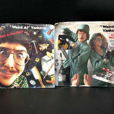 (2) Weird Al Single LPs
