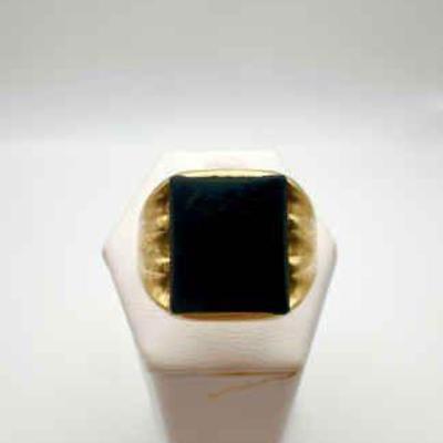 10K Gold & Onyx Ring
