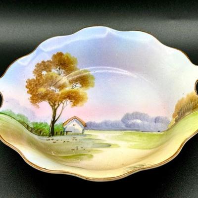 Hand Painted Nippon Dish
