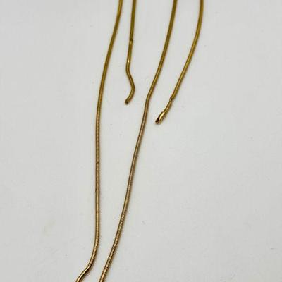 14K Gold Necklace 24” Long
