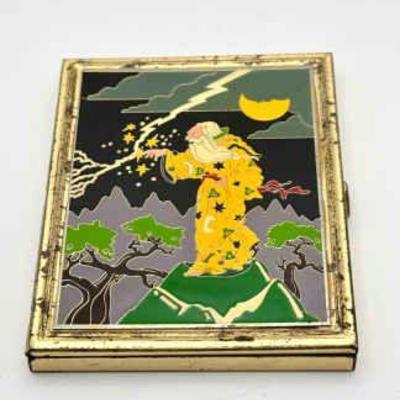 Vintage Wizard Business Card Holder
