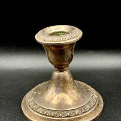 Gorham Sterling Silver Weighted Candlestick Holder
