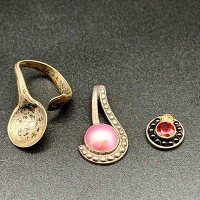 (3) Sterling Silver Pieces
