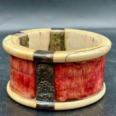 Bone Bangle Bracelet (imperfect)
