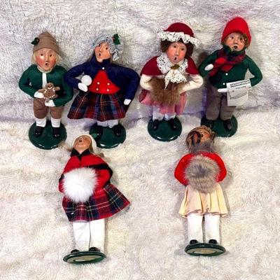 (6) 10” Byers Choice Holiday Figurines
