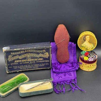 (3) Vintage Sewing Accessories Feat - Braianerd Armstrong & Beeren Dose
