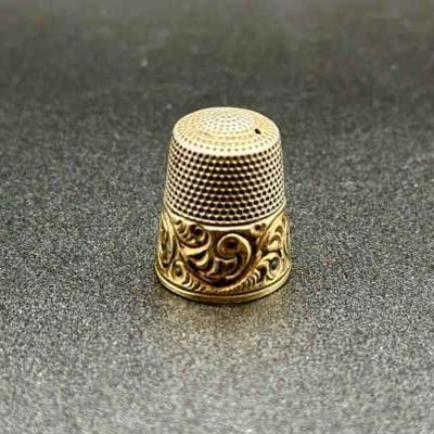 Simons Bros. Sterling Silver Thimble

