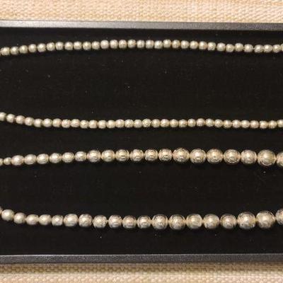 Large sterling beads