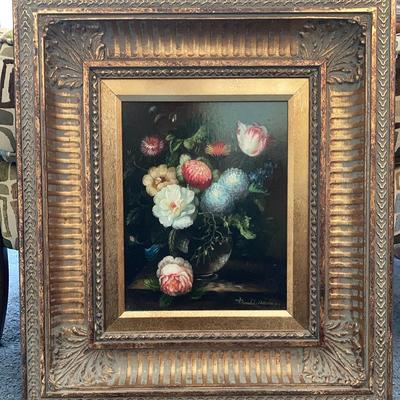 Still Life Painting Flowers in Vase 
