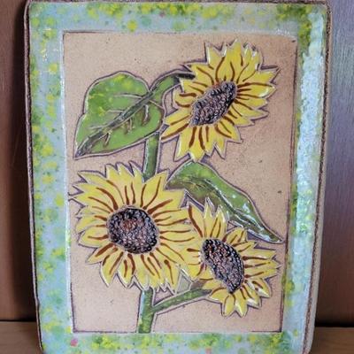 Sunflower Ceramic Art