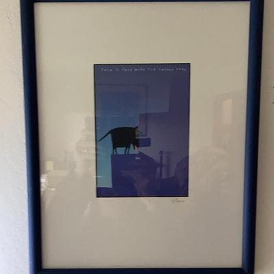 Face to Face with the Second Step Klein Pencil Signed Print