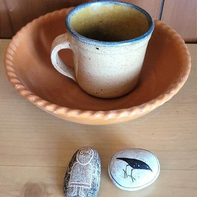 Bowl, Mug, Rocks