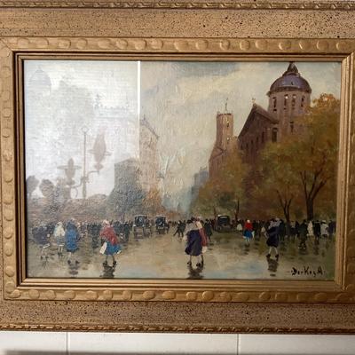 Antal Berkes (Hungarian, 1874-1938) Canvas Signed 