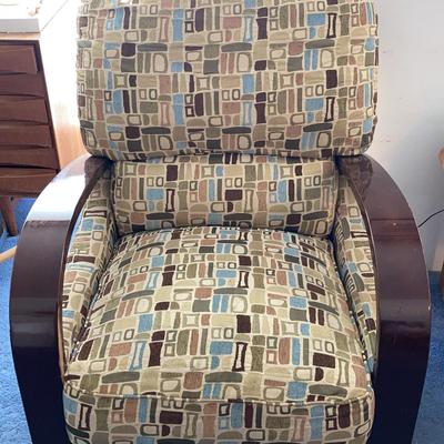 Geometric Pattern Club/Arm Chair