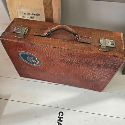 Alligator suitcase