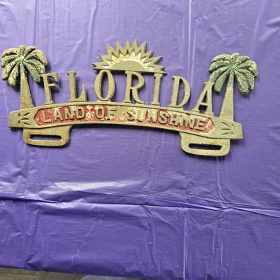 Florida license plate toppers SOLD